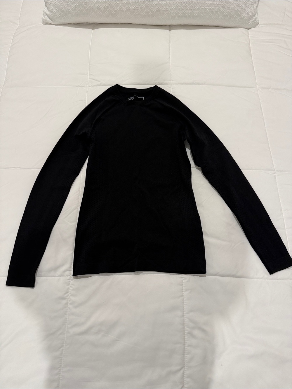 Figs Black Women's Seamless Long Sleeve Underscrub